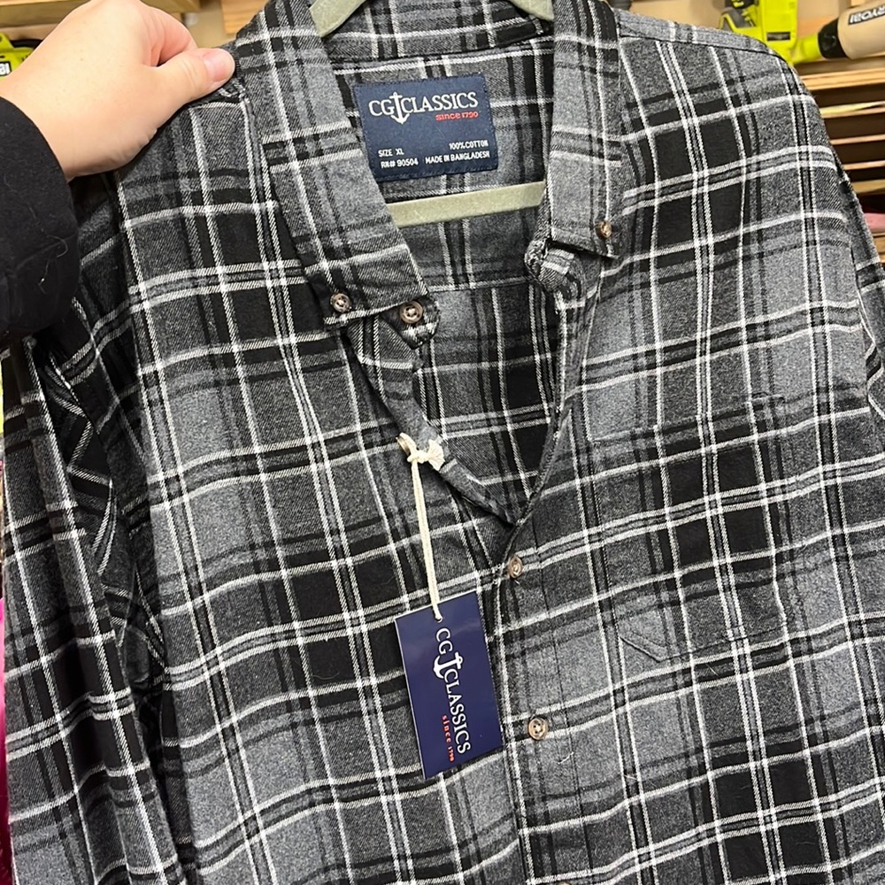 brand new flannel